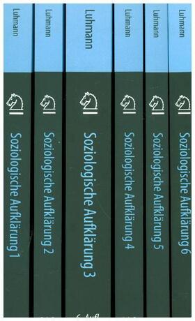 Luhmann |  Soziologische Aufklärung 1 bis 6 | Buch |  Sack Fachmedien