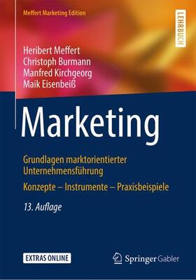 Meffert / Burmann / Kirchgeorg | Meffert, H: Marketing | Medienkombination | 978-3-658-21195-0 | sack.de