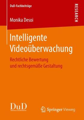 Desoi | Intelligente Videoüberwachung | Buch | 978-3-658-21293-3 | sack.de