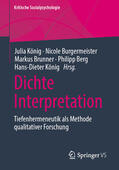 König / Burgermeister / Brunner |  Dichte Interpretation | eBook | Sack Fachmedien