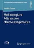 Sander |  Methodologische Adäquanz von Steuerwirkungstheorien | Buch |  Sack Fachmedien