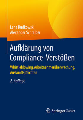 Rudkowski / Schreiber | Aufklärung von Compliance-Verstößen | E-Book | sack.de