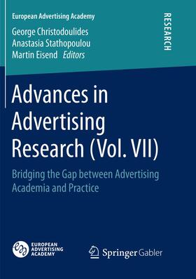 Christodoulides / Eisend / Stathopoulou | Advances in Advertising Research (Vol. VII) | Buch | 978-3-658-21514-9 | sack.de