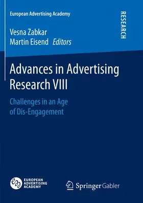 Eisend / Zabkar |  Advances in Advertising Research VIII | Buch |  Sack Fachmedien