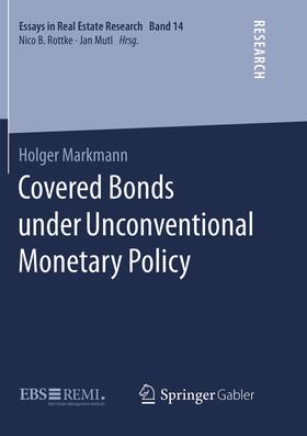 Markmann | Covered Bonds under Unconventional Monetary Policy | Buch | 978-3-658-21522-4 | sack.de