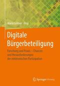 Leitner |  Digitale Bürgerbeteiligung | Buch |  Sack Fachmedien
