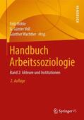 Böhle / Wachtler / Voß |  Handbuch Arbeitssoziologie | Buch |  Sack Fachmedien