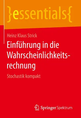 Strick |  Einführung in die Wahrscheinlichkeitsrechnung | Buch |  Sack Fachmedien