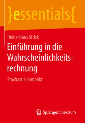 Strick |  Einführung in die Wahrscheinlichkeitsrechnung | eBook | Sack Fachmedien