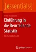 Strick |  Strick, H: Einführung in die Beurteilende Statistik | Buch |  Sack Fachmedien