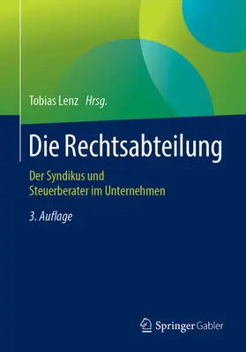 Lenz | Die Rechtsabteilung | E-Book | sack.de