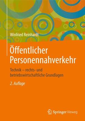 Reinhardt | Öffentlicher Personennahverkehr | Buch | 978-3-658-22058-7 | sack.de
