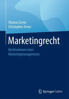 Zerres | Marketingrecht | Buch | 978-3-658-22158-4 | sack.de