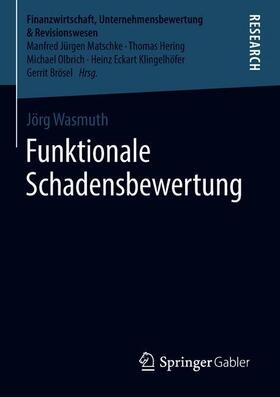 Wasmuth | Funktionale Schadensbewertung | Buch | 978-3-658-22202-4 | sack.de