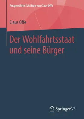 Offe |  Der Wohlfahrtsstaat und seine Bürger | eBook | Sack Fachmedien