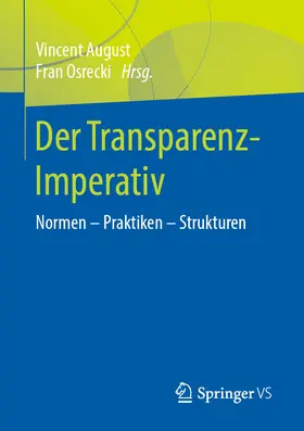 August / Osrecki |  Der Transparenz-Imperativ | eBook | Sack Fachmedien