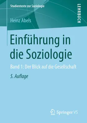 Abels |  Einführung in die Soziologie | Buch |  Sack Fachmedien