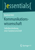 Rühl |  Kommunikationswissenschaft | eBook | Sack Fachmedien