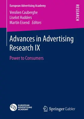 Cauberghe / Eisend / Hudders |  Advances in Advertising Research IX | Buch |  Sack Fachmedien