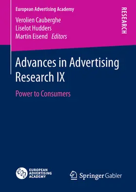Cauberghe / Hudders / Eisend |  Advances in Advertising Research IX | eBook | Sack Fachmedien