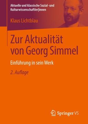 Lichtblau |  Zur Aktualität von Georg Simmel | Buch |  Sack Fachmedien