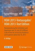 Springer Fachmedien Wiesbaden |  HOAI 2013-Textausgabe/HOAI 2013-Text Edition | Buch |  Sack Fachmedien