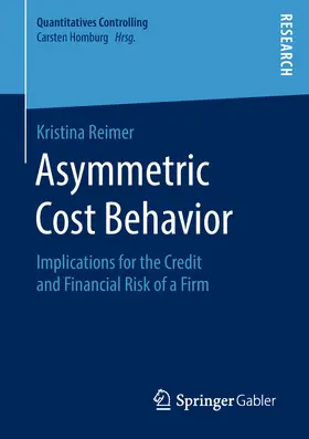 Reimer |  Asymmetric Cost Behavior | eBook | Sack Fachmedien