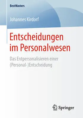 Kirdorf |  Entscheidungen im Personalwesen | Buch |  Sack Fachmedien