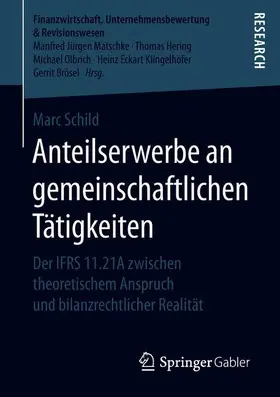 Schild | Anteilserwerbe an gemeinschaftlichen Tätigkeiten | Buch | 978-3-658-23199-6 | www.sack.de