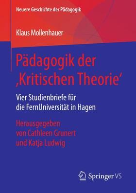 Mollenhauer / Ludwig / Grunert | Pädagogik der ¿Kritischen Theorie¿ | Buch | 978-3-658-23245-0 | sack.de