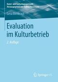 Birnkraut |  Evaluation im Kulturbetrieb | Buch |  Sack Fachmedien