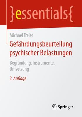 Treier | Gefährdungsbeurteilung psychischer Belastungen | Buch | 978-3-658-23292-4 | sack.de