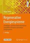 Watter |  Watter, H: Regenerative Energiesysteme | Buch |  Sack Fachmedien