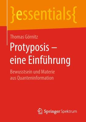 Görnitz |  Protyposis ¿ eine Einführung | Buch |  Sack Fachmedien
