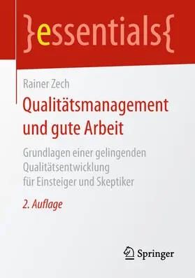 Zech |  Qualitätsmanagement und gute Arbeit | eBook | Sack Fachmedien