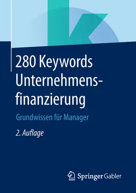 280 Keywords Unternehmensfinanzierung | E-Book | www.sack.de