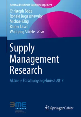 Bode / Bogaschewsky / Eßig |  Supply Management Research | eBook | Sack Fachmedien