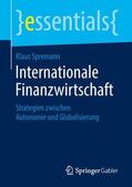 Spremann |  Internationale Finanzwirtschaft | Buch |  Sack Fachmedien