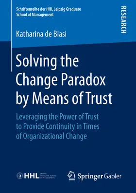 de Biasi | Solving the Change Paradox by Means of Trust | E-Book | www.sack.de
