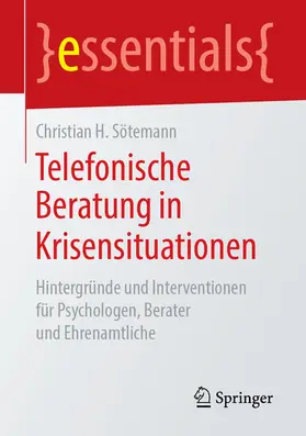 Sötemann | Telefonische Beratung in Krisensituationen | E-Book | sack.de