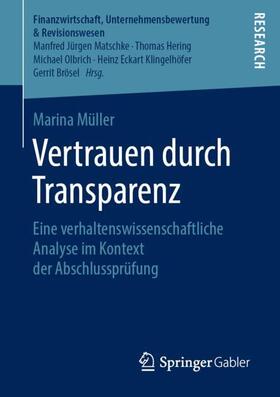 Müller | Vertrauen durch Transparenz | Buch | 978-3-658-24593-1 | sack.de
