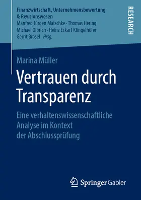 Müller | Vertrauen durch Transparenz | E-Book | sack.de