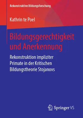 te Poel |  Bildungsgerechtigkeit und Anerkennung | eBook | Sack Fachmedien