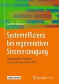 Brauner |  Systemeffizienz bei regenerativer Stromerzeugung | Buch |  Sack Fachmedien