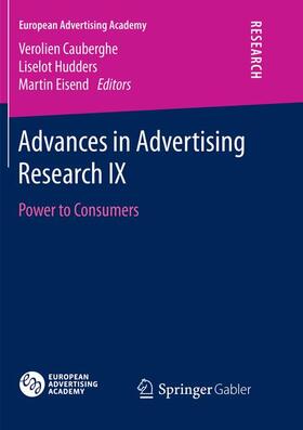 Cauberghe / Eisend / Hudders | Advances in Advertising Research IX | Buch | 978-3-658-24866-6 | sack.de