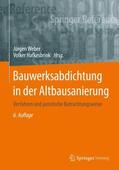 Weber / Hafkesbrink |  Bauwerksabdichtung in der Altbausanierung | Buch |  Sack Fachmedien