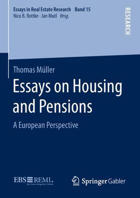 Müller |  Essays on Housing and Pensions | Buch |  Sack Fachmedien