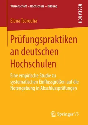 Tsarouha |  Prüfungspraktiken an deutschen Hochschulen | Buch |  Sack Fachmedien