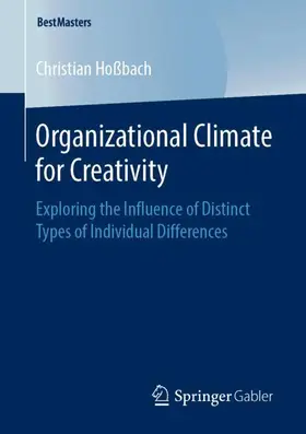 Hoßbach |  Organizational Climate for Creativity | Buch |  Sack Fachmedien