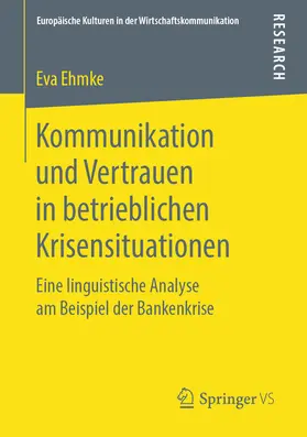 Ehmke | Kommunikation und Vertrauen in betrieblichen Krisensituationen | E-Book | www.sack.de